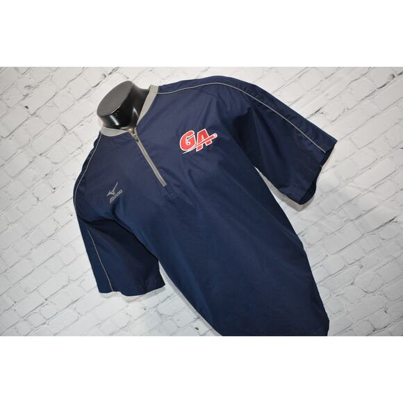 Mizuno Pullover Mens Size Large GA Georgia Power GAP Travel Softball Baseball - Picture 1 of 7